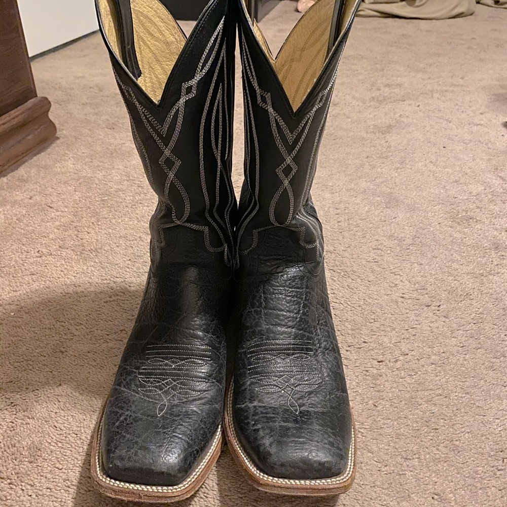 Black Tony Lama Boots 13D